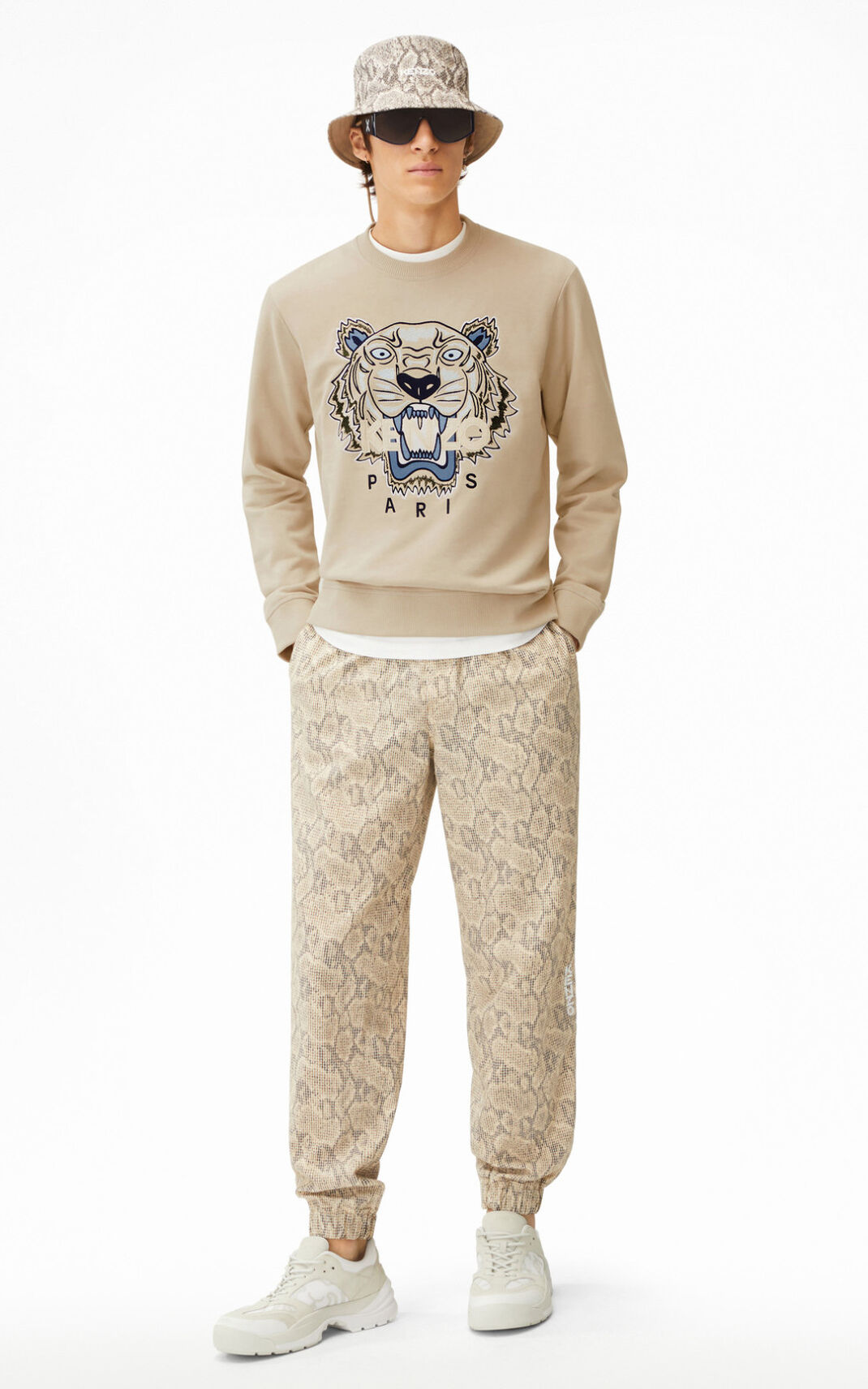 Kenzo Tiger Sweatshirt Herre - Brune DK-128190